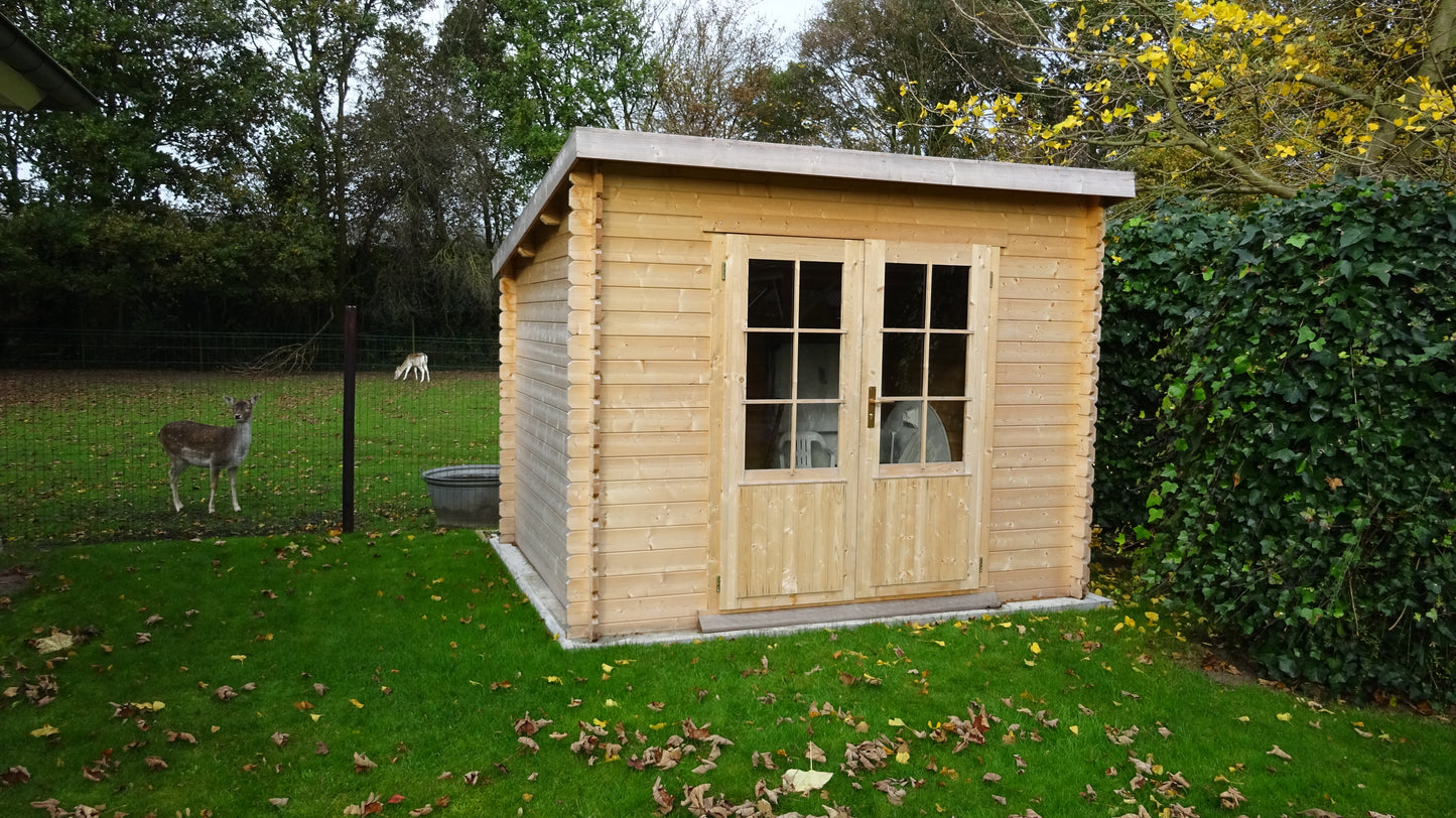 Tuinhuis Interflex 3020L: 300x200 cm – compact, sterk en klaar voor jaren opberggemak