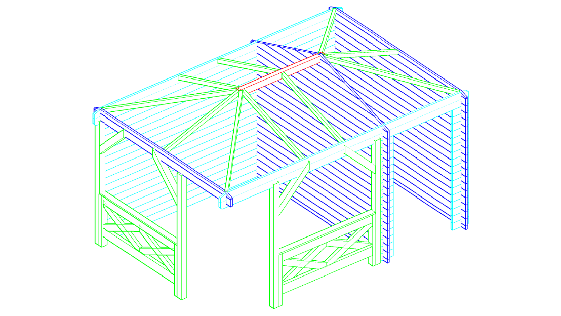 Paviljoen Interflex P4355 – Luxe buitenverblijf met overkapping en berging